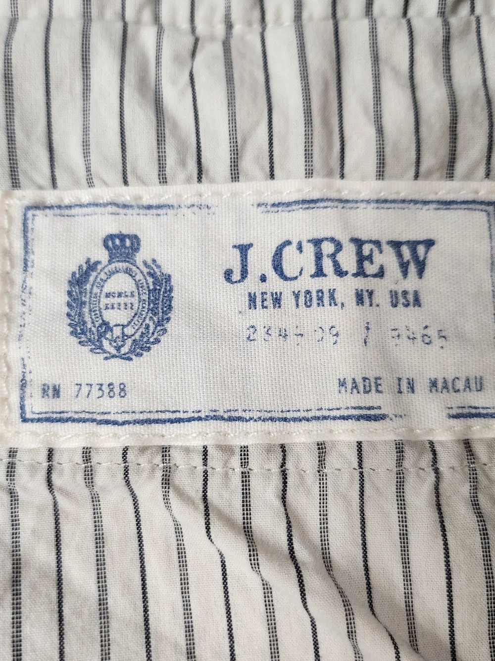 J. Crew Linen /Cotton Men's Khaki Beige Chinos